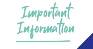 Important Information – Price increase 2022