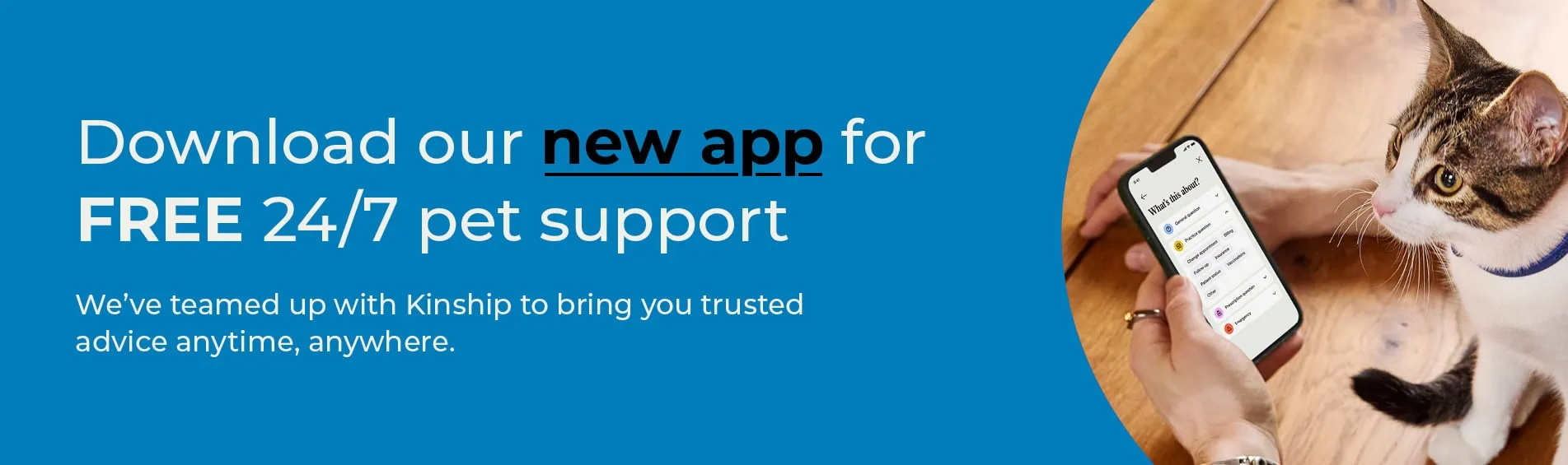 Get instant support 24/7 — download our app for free!