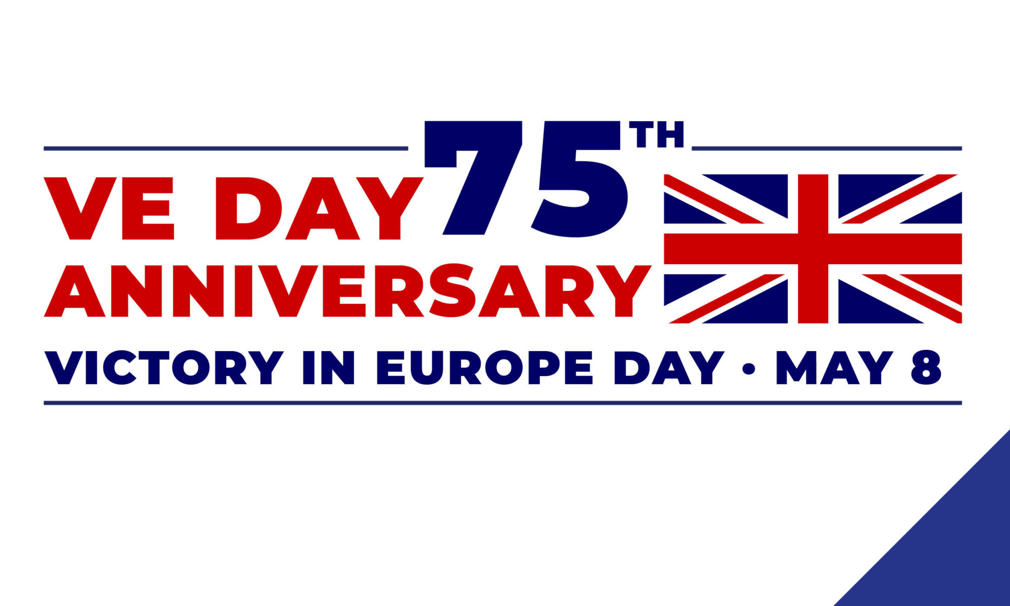VE Day Anniversary Poster